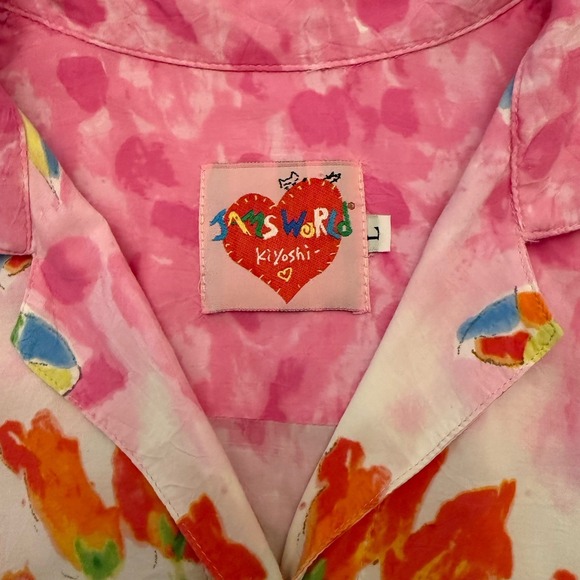 Jams World Kiyoshi Large Button Up Style W624 ROSS, Roses - Picture 9 of 15